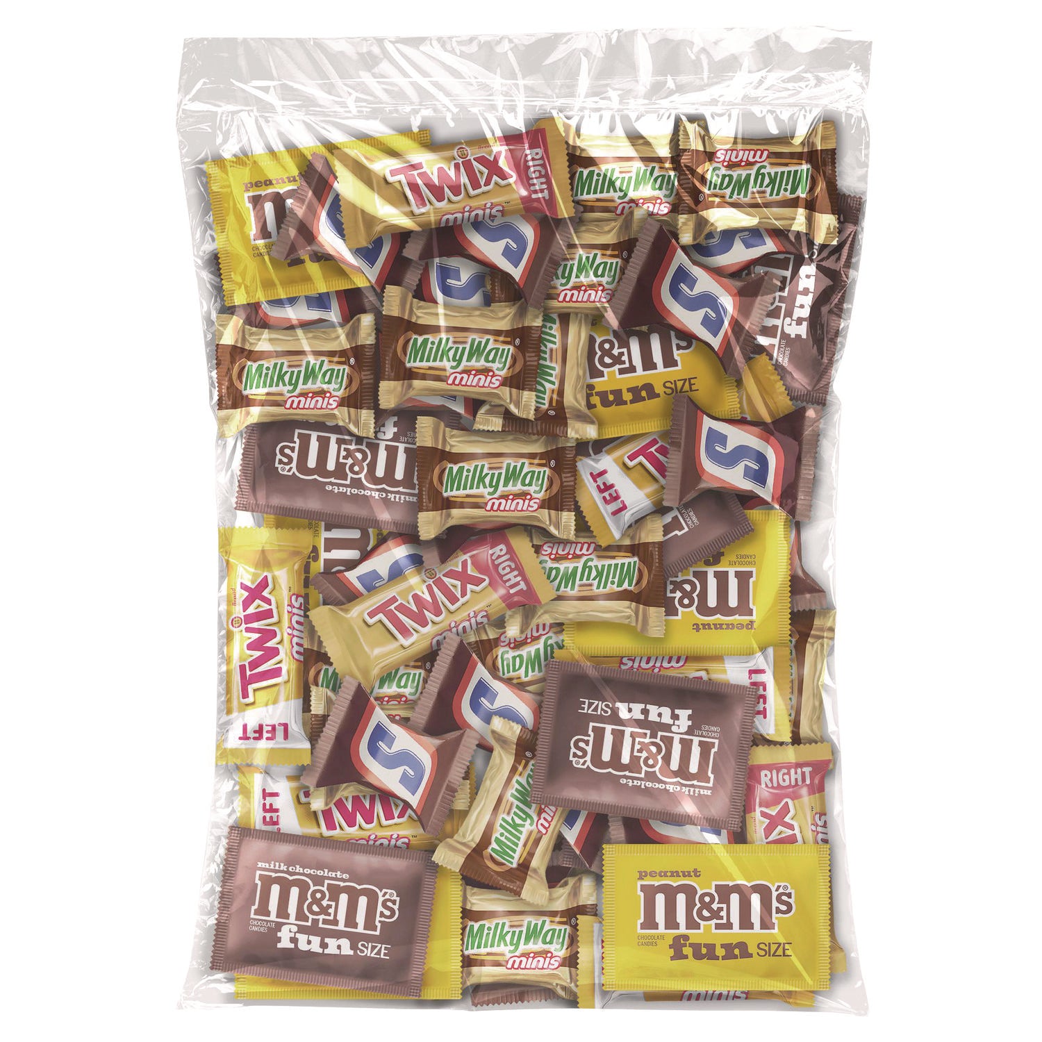 Assorted - Individually Wrapped - 3.91 lb - 1 Carton