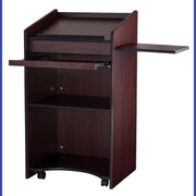Oklahoma Sound® Aristocrat Non-Sound Lectern, Color: Mahogany