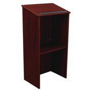 Oklahoma Sound® Full Floor Lectern, Color: Mahogany