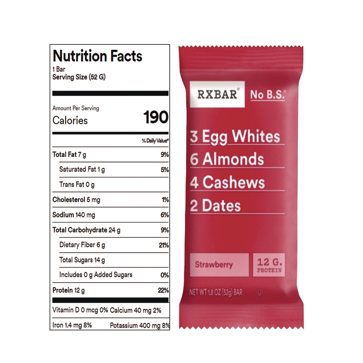 Minis Protein Bars Variety Pack, Blueberry/Strawberry, 0.9 oz Bar, 8/Box