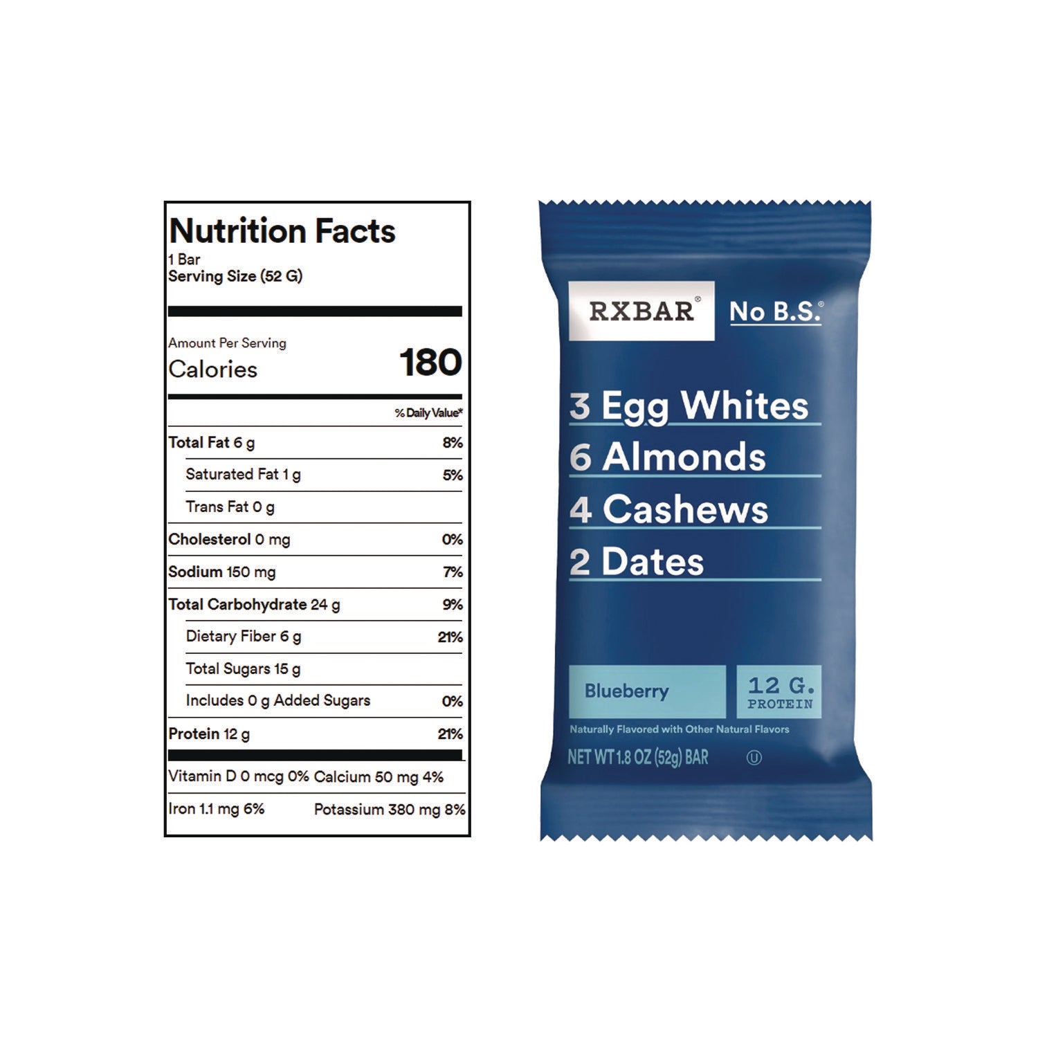 Minis Protein Bars Variety Pack, Blueberry/Strawberry, 0.9 oz Bar, 8/Box