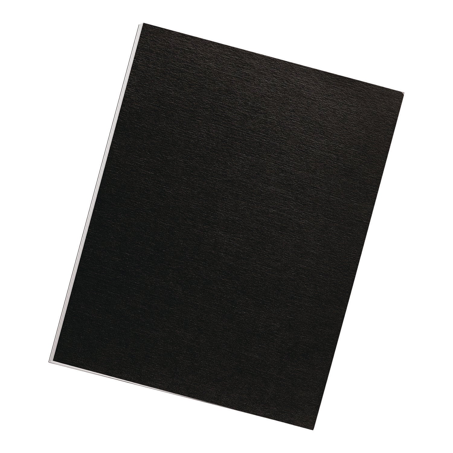 Fellowes Expressions Linen Presentation Covers - 11" Height x 8.5" Width x 0.1" Depth - For Letter 8 1/2" x 11" Sheet - Rectangular - Black - Linen - 1 Pack
