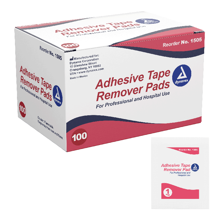 Adhesive Tape Remover Pad, 10/100/cs - 100 pcs per Box/10 Boxes per Case