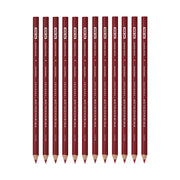 Premier Colored Pencil, Crimson Red Lead, Crimson Red Barrel, 12/Pack