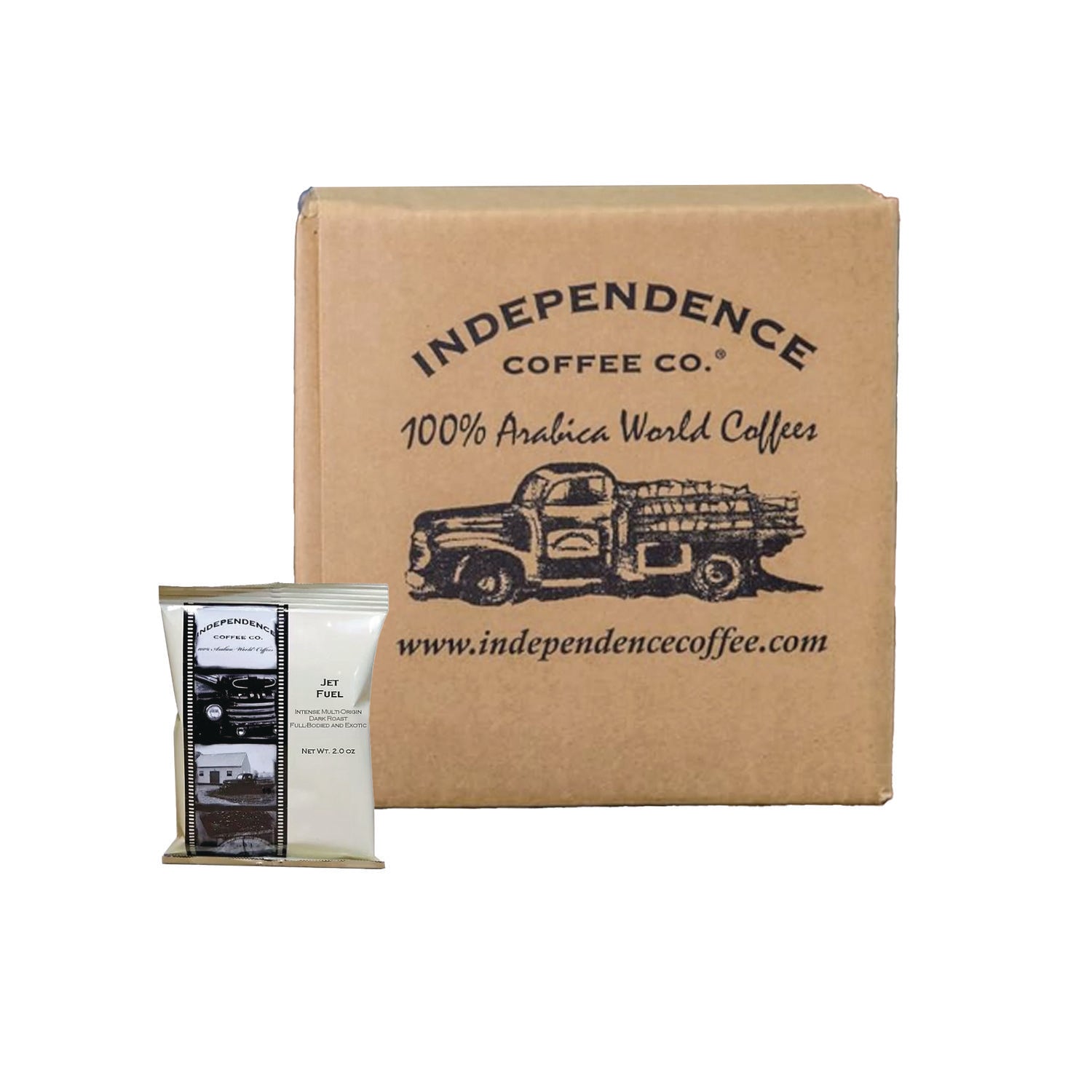 Jet Fuel Coffee Fraction Pack, 2 oz, 40/Carton