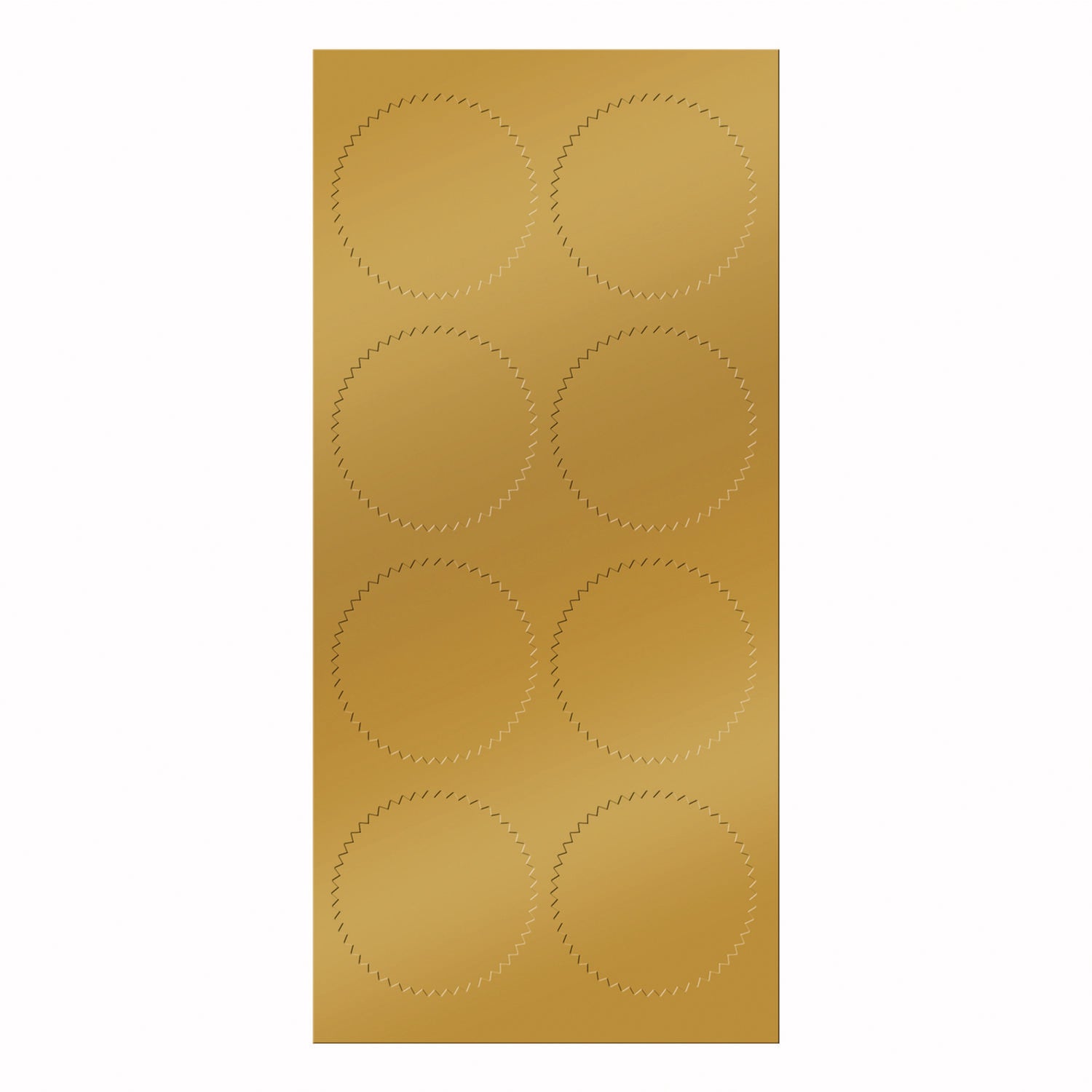 Seals, 1.75" Diameter, Gold Foil, 50/Pack
