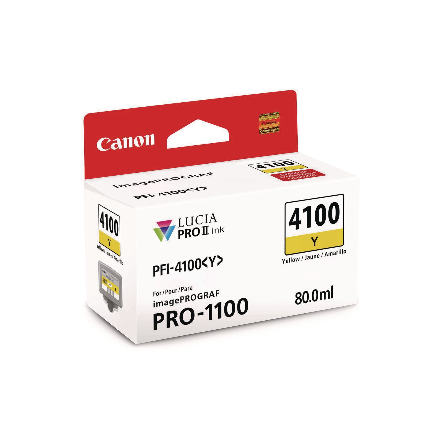 6780C002AA (PFI-4100) High-Yield Ink, Yellow