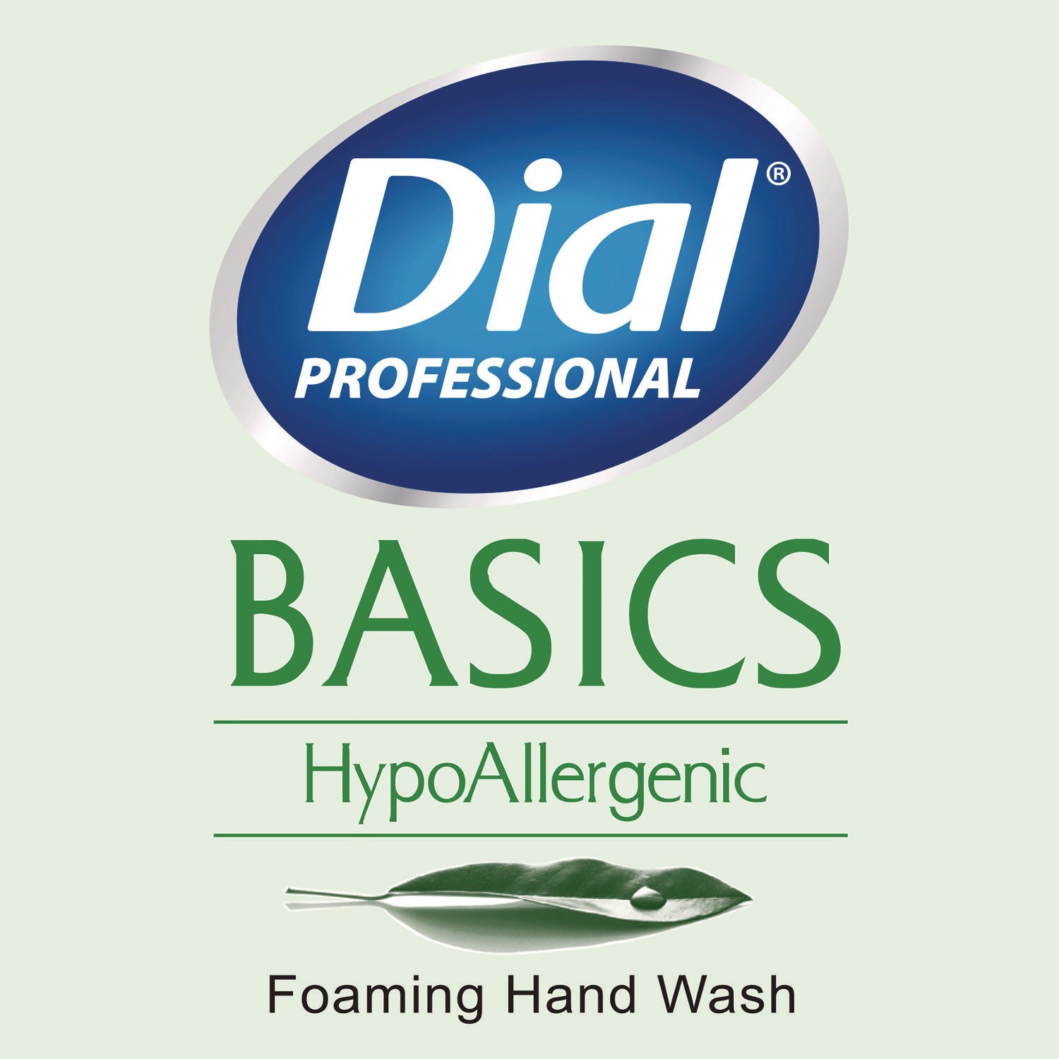 Dial Basics HypoAllergenic Foam Hand Soap - Aloe Scent - 1 gal - Bacteria Remover - Skin, Hand, Commercial, Healthcare, School, Office, Restaurant, Daycare - Green - Cruelty-free, Sulfate-free, Paraben-free, Phthalate-free, Silicone-free - 1 Each