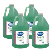 Dial Basics HypoAllergenic Foam Hand Soap - Aloe Scent - 1 gal - Bacteria Remover - Skin, Hand, Commercial, Healthcare, School, Office, Restaurant, Daycare - Green - Cruelty-free, Sulfate-free, Paraben-free, Phthalate-free, Silicone-free - 1 Each
