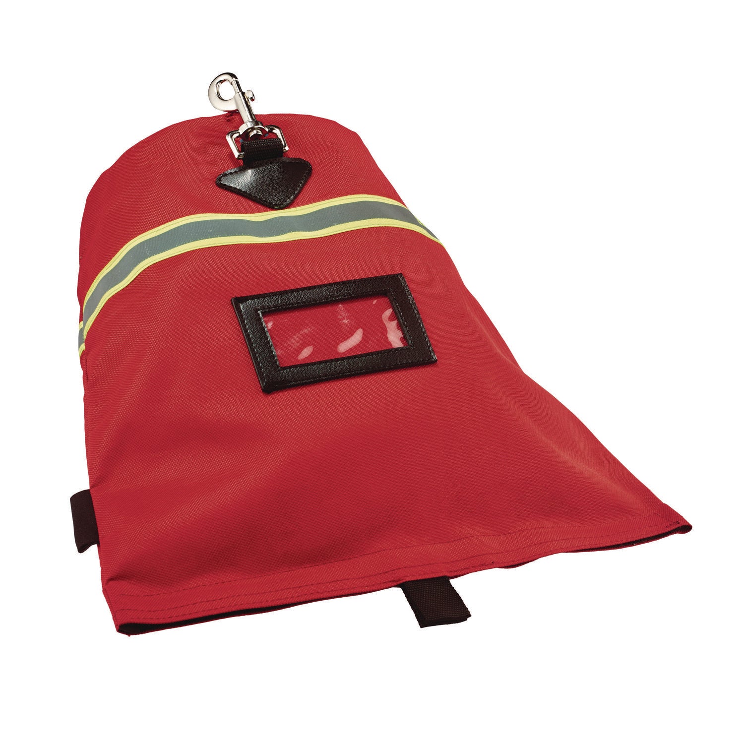 Arsenal 5082 SCBA Mask Bag with Hook-and-Loop Closure, Fleece Lining, 8.5 x 8.5 x 14, Red