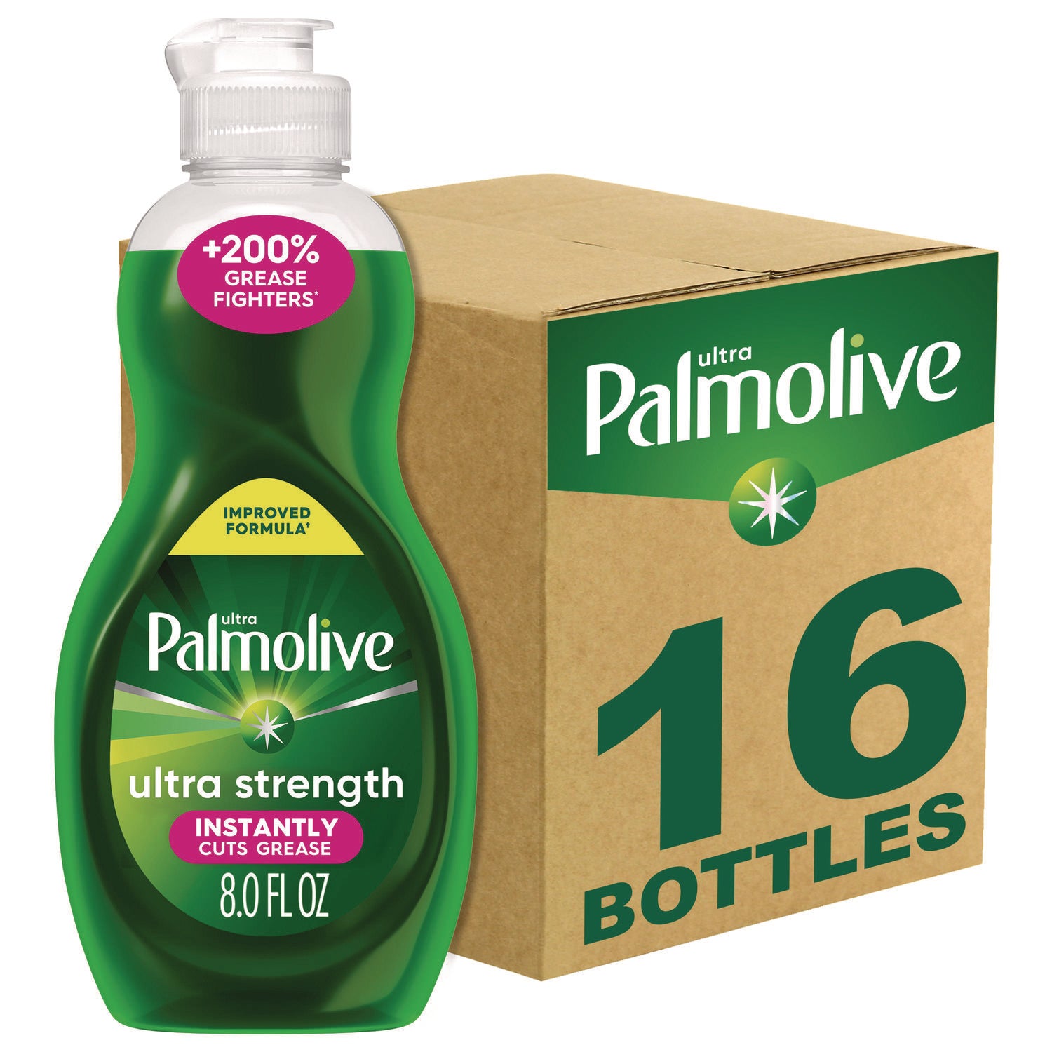 Dishwashing Liquid, Fresh Scent, 8 oz. Bottle, 16/Carton