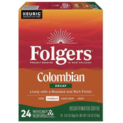 100% Colombian Decaf Coffee K-Cups, 24/box