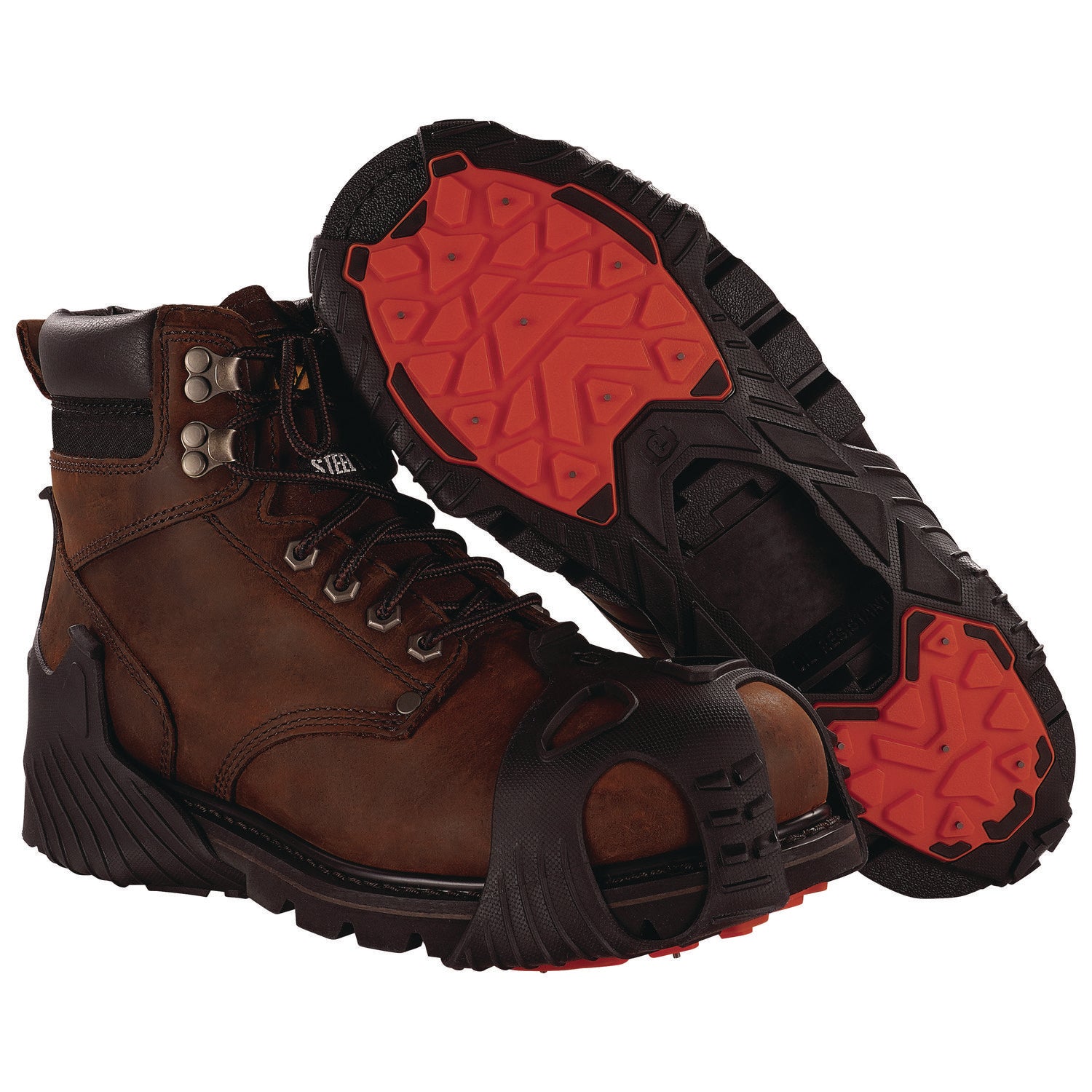 TREX 6306 Ice Traction Cleats, Large, Black