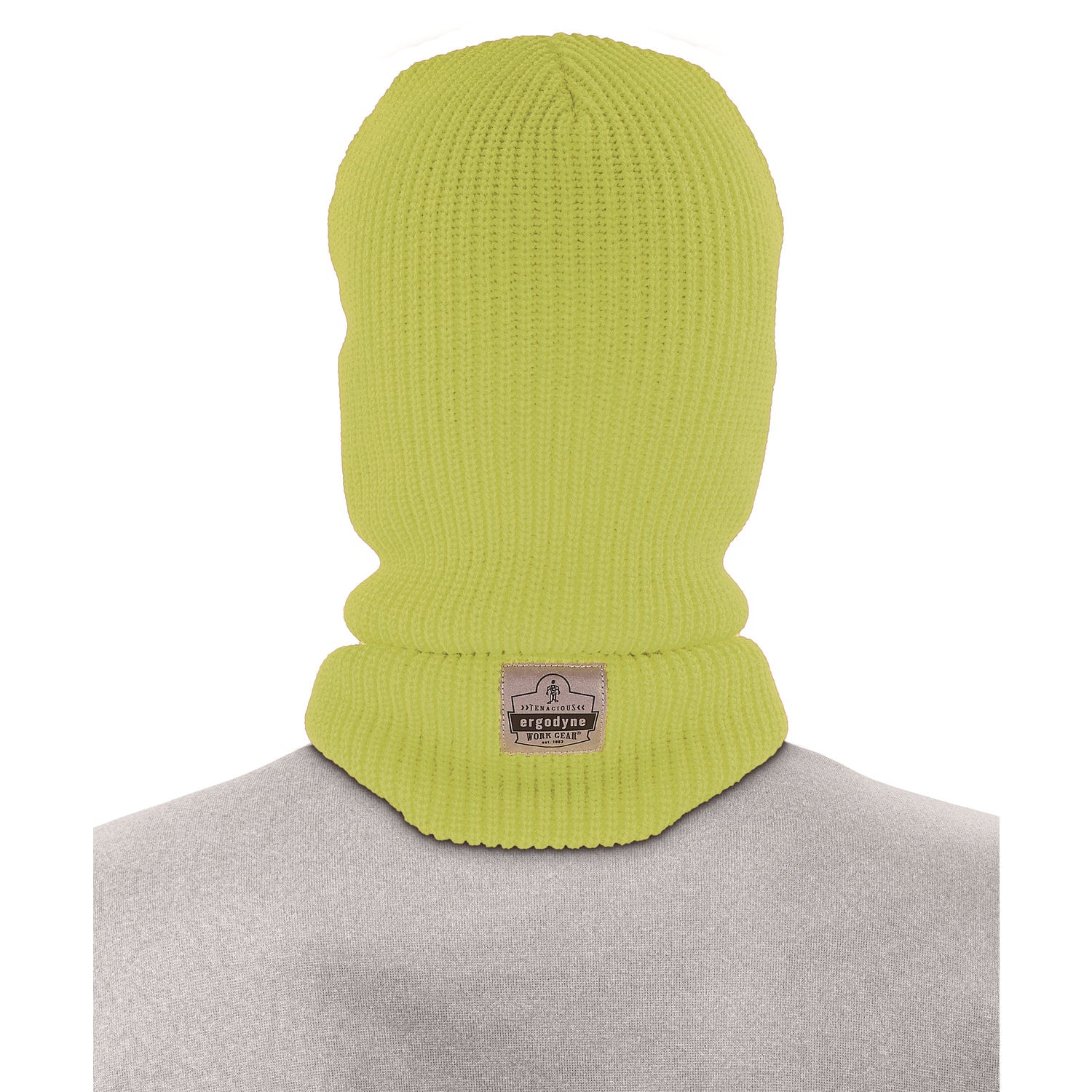 N-Ferno 6829 Freezer Balaclava Face Mask, Acrylic, One Size Fits Most, Lime