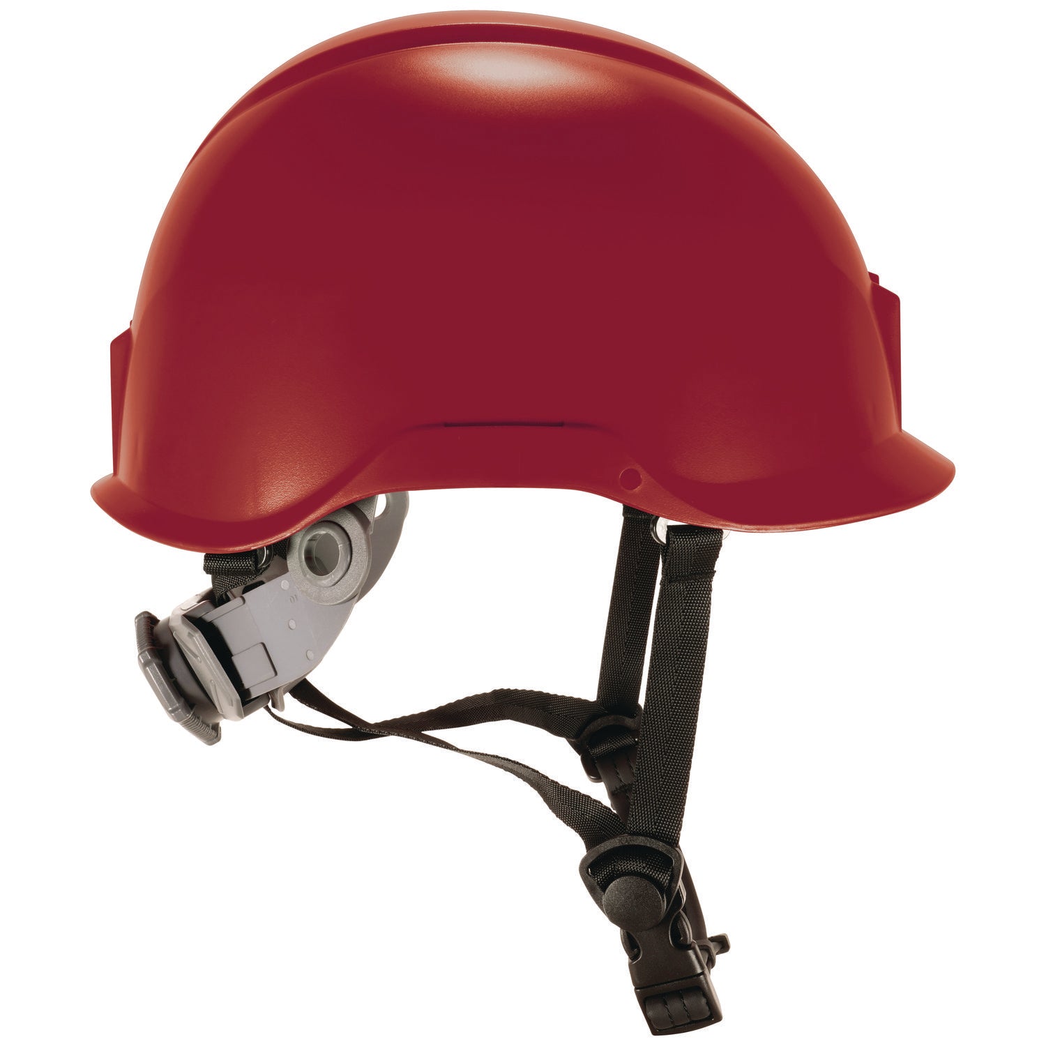 Skullerz 8976 Class E Safety Helmet, 6-Point Ratchet Suspension, Red