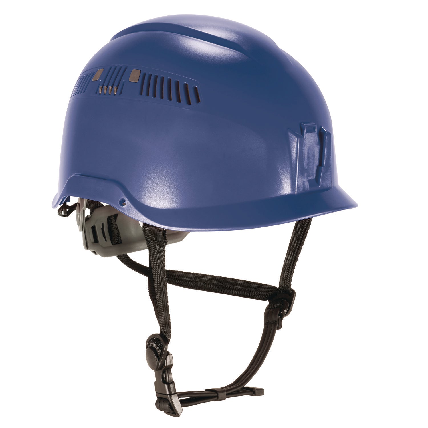 Skullerz 8977 Class C Safety Helmet with Adjustable Venting, 6-Point Ratchet Suspension, Blue