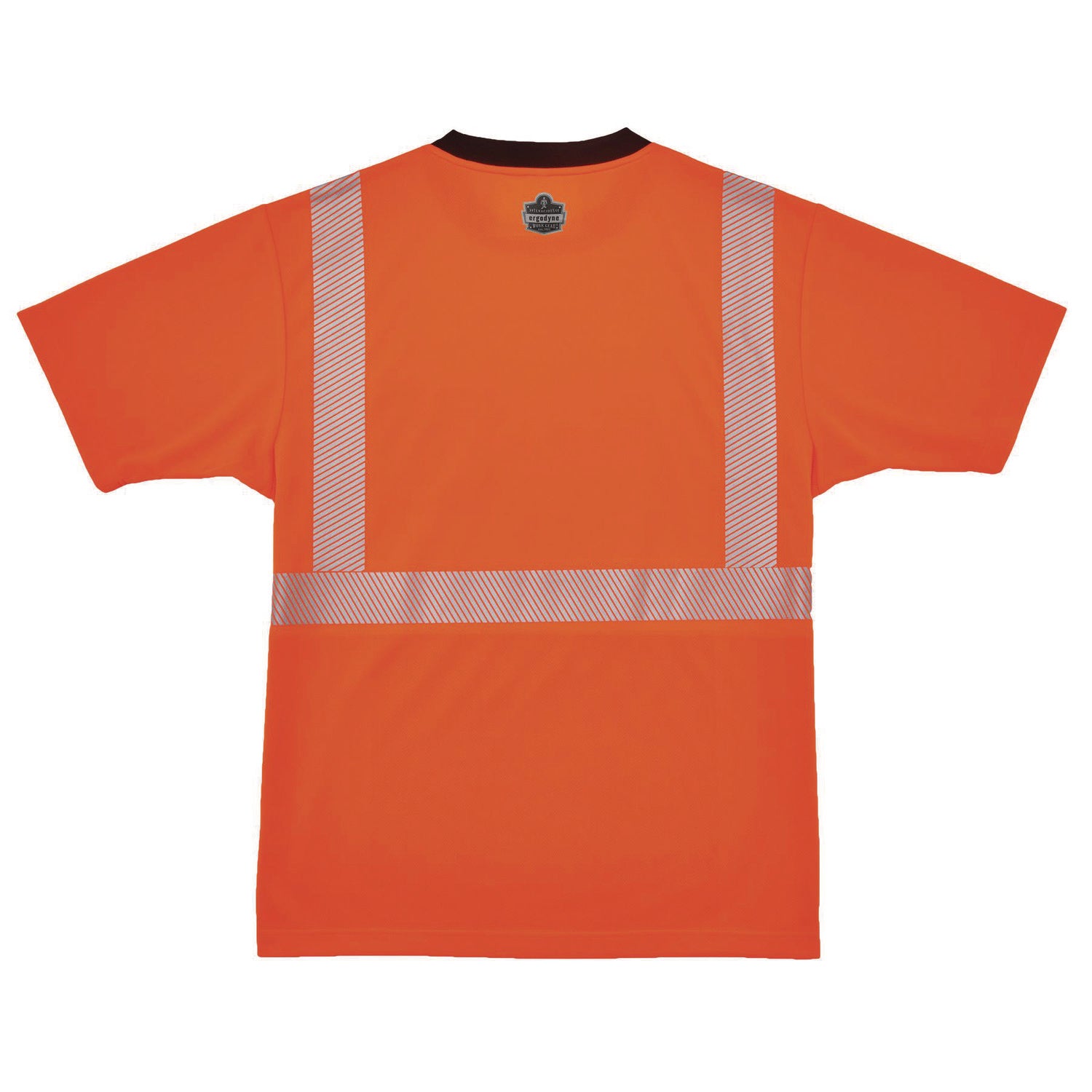GloWear 8280BK Class 2 Performance T-Shirt with Black Bottom, XX-Small, Orange
