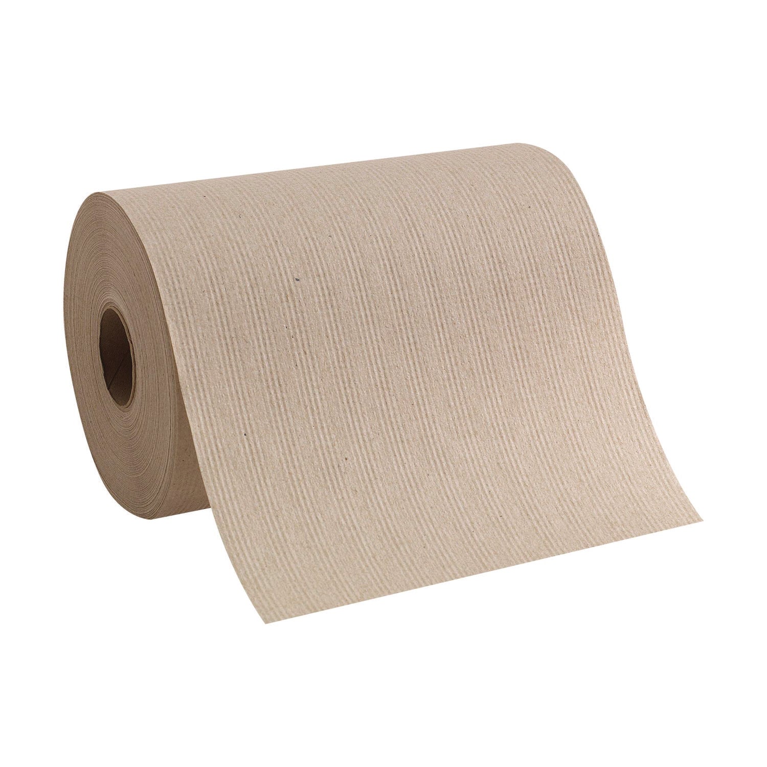 Pacific Blue Basic Recycled Paper Towel Roll - 1 Ply - 7.87" Width x 350 ft Length - Natural - 12 / Carton