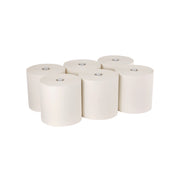 Pacific Blue Ultra High-Capacity Recycled Paper Towel Rolls, 7.87" x 1150 ft, White, 6 Rolls per Carton