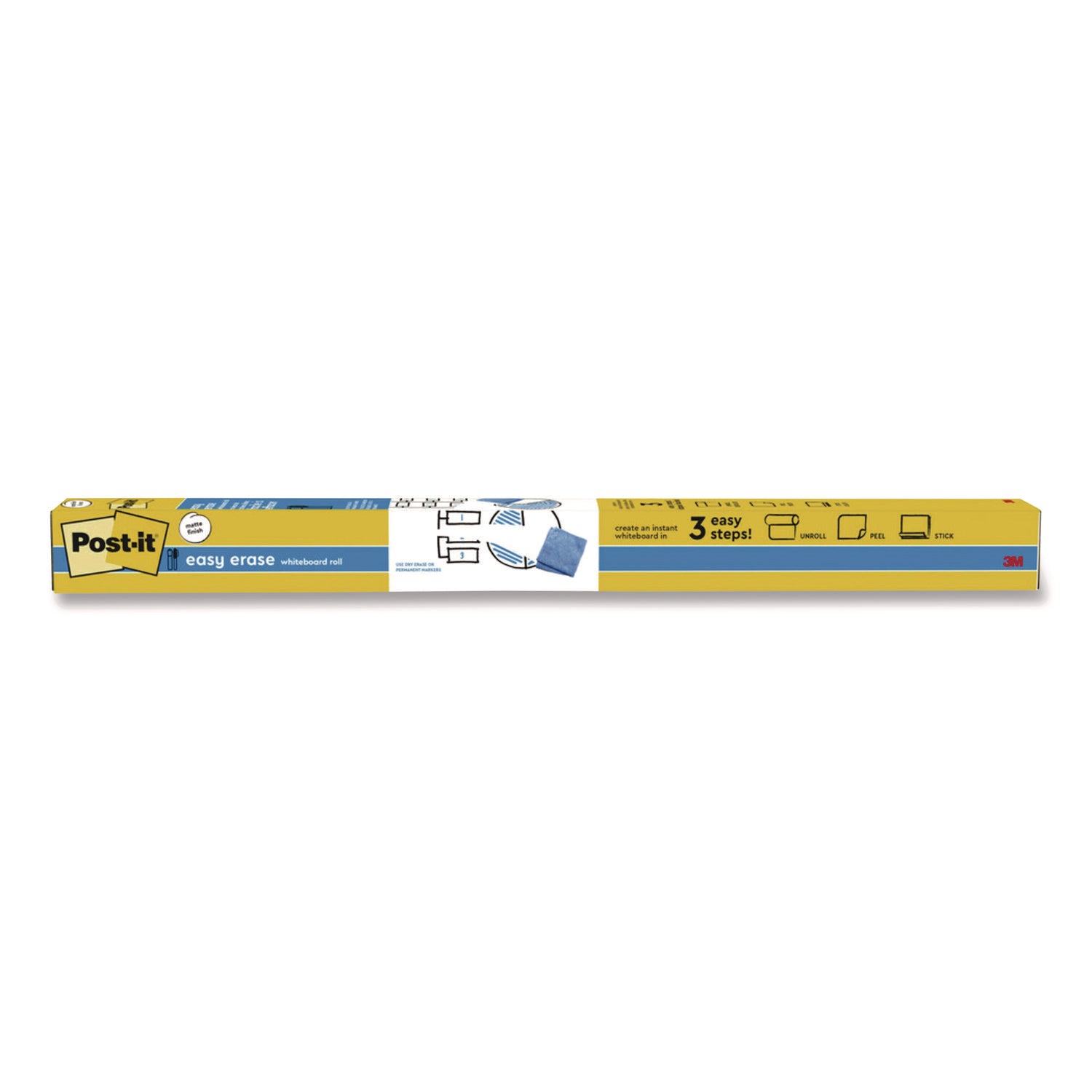 48" (4 ft) Width x 96" (8 ft) Height - White Polyester Surface - Rectangle - Stain Proof, Wipe-off, Smooth Surface - 1 Each