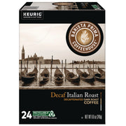 Barista Prima Coffeehouse&reg; K-Cup Italian Roast Coffee - Compatible with Keurig Brewer - Dark - K-Cup - Italian Roast - Decaffeinated - 24 / Box