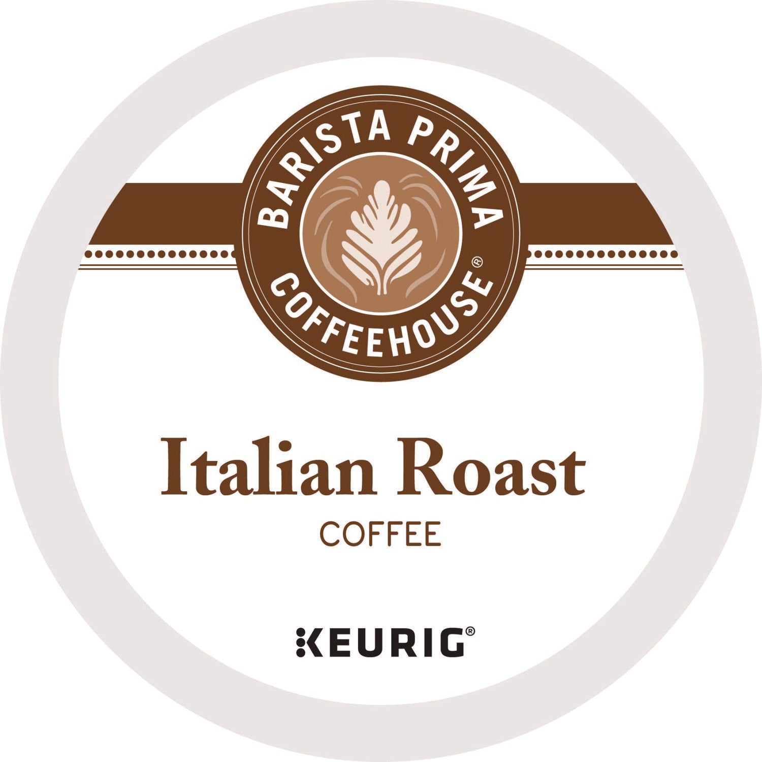 Barista Prima Coffeehouse&reg; K-Cup Italian Roast Coffee - Compatible with Keurig Brewer - French/Dark - K-Cup - 24 / Box