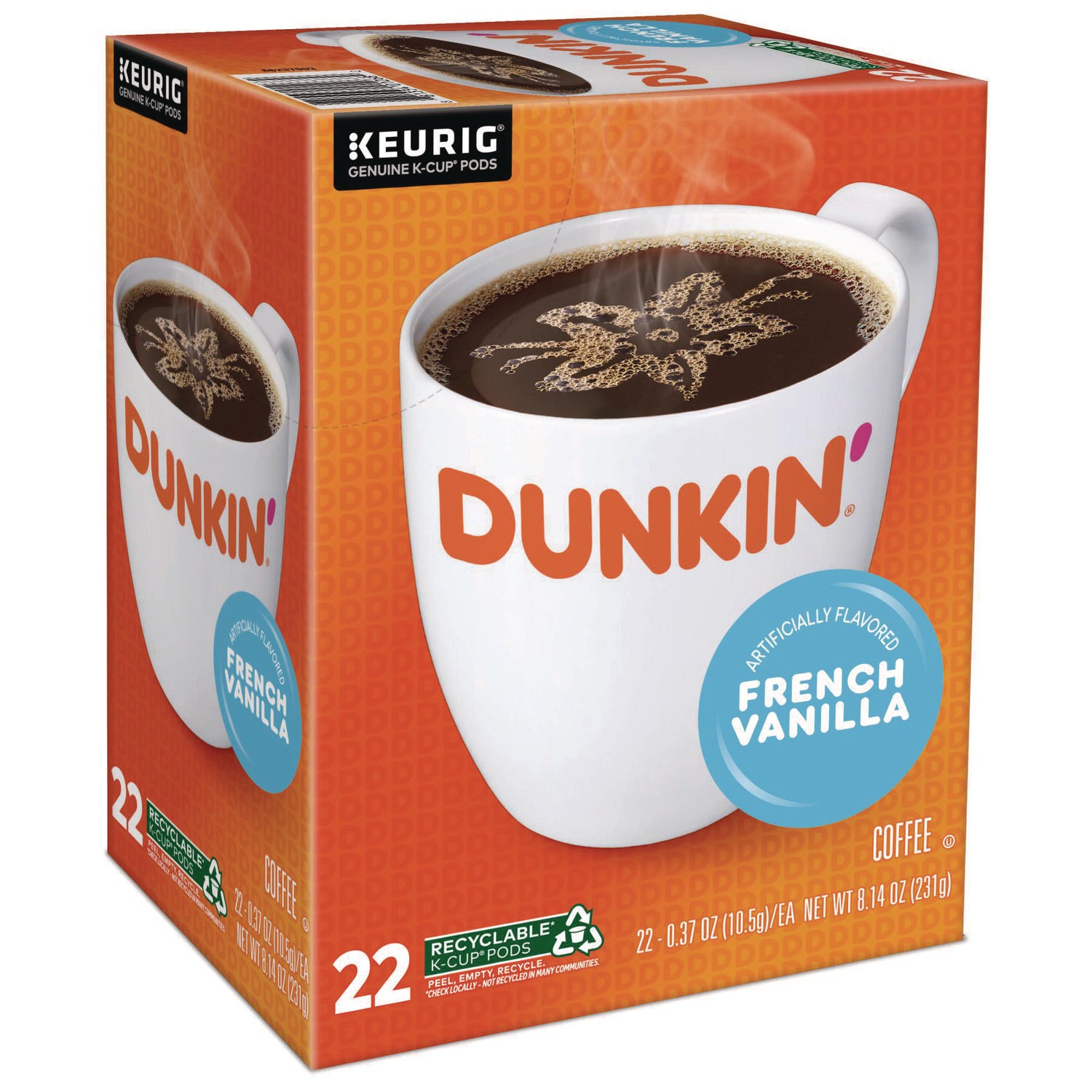 Compatible with Keurig Brewer - Medium - K-Cup - French Vanilla - 22 / Box