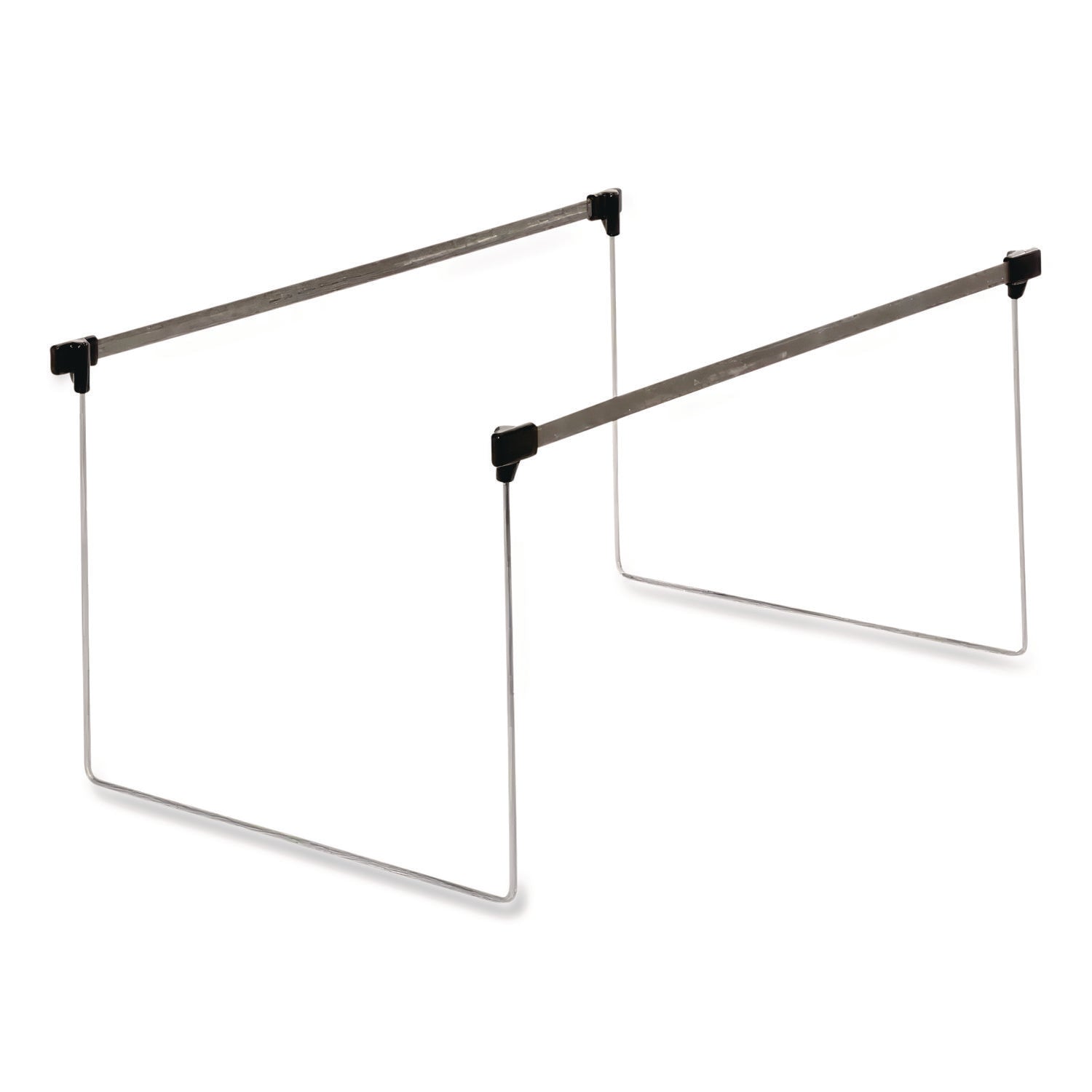 Letter - 14" to 18" Long - Steel - Stainless Steel - 2 / Box