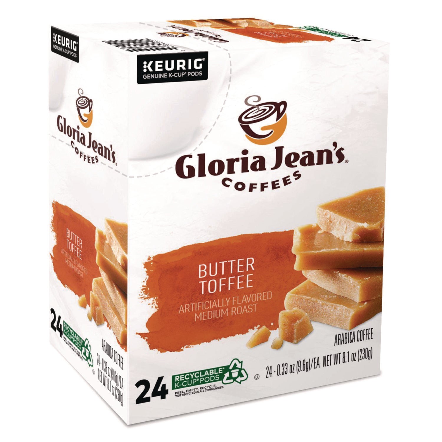 Butter Toffee Coffee K-Cups, 96/carton