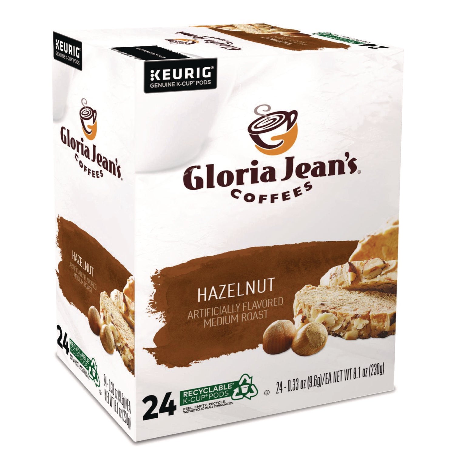 Hazelnut Coffee K-Cups, 96/carton