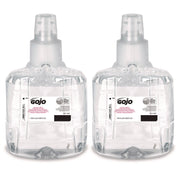 Gojo&reg; LTX-12 Clear Mild Foam Handwash Refill - 1.27 quart - Hand, Skin - Moisturizing - Clear - Fragrance-free, Dye-free, Rich Lather, Eco-friendly - 2 / Carton