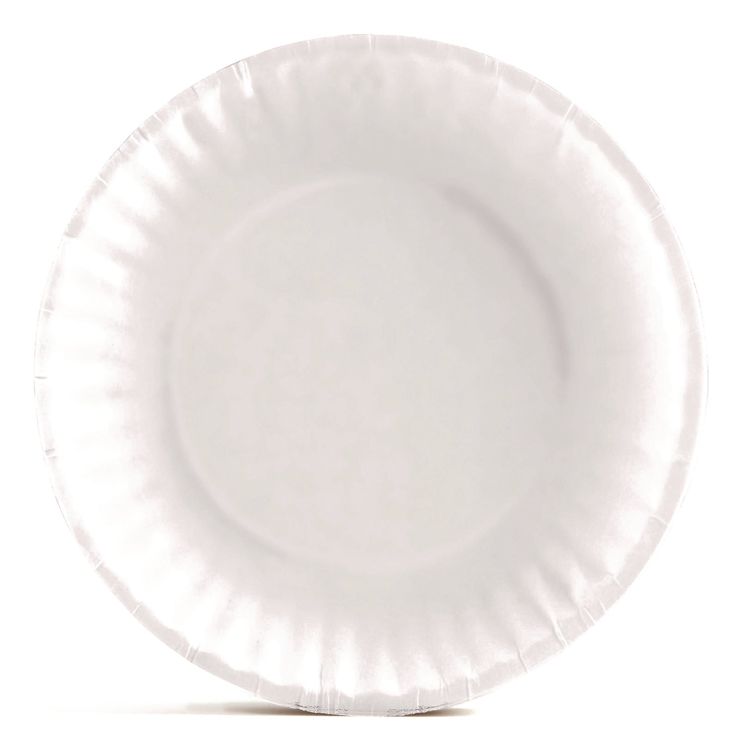 ECONOMY PAPER PLATES, 6" DIA, WHITE, 250/PACK, 4 PACKS/CARTON