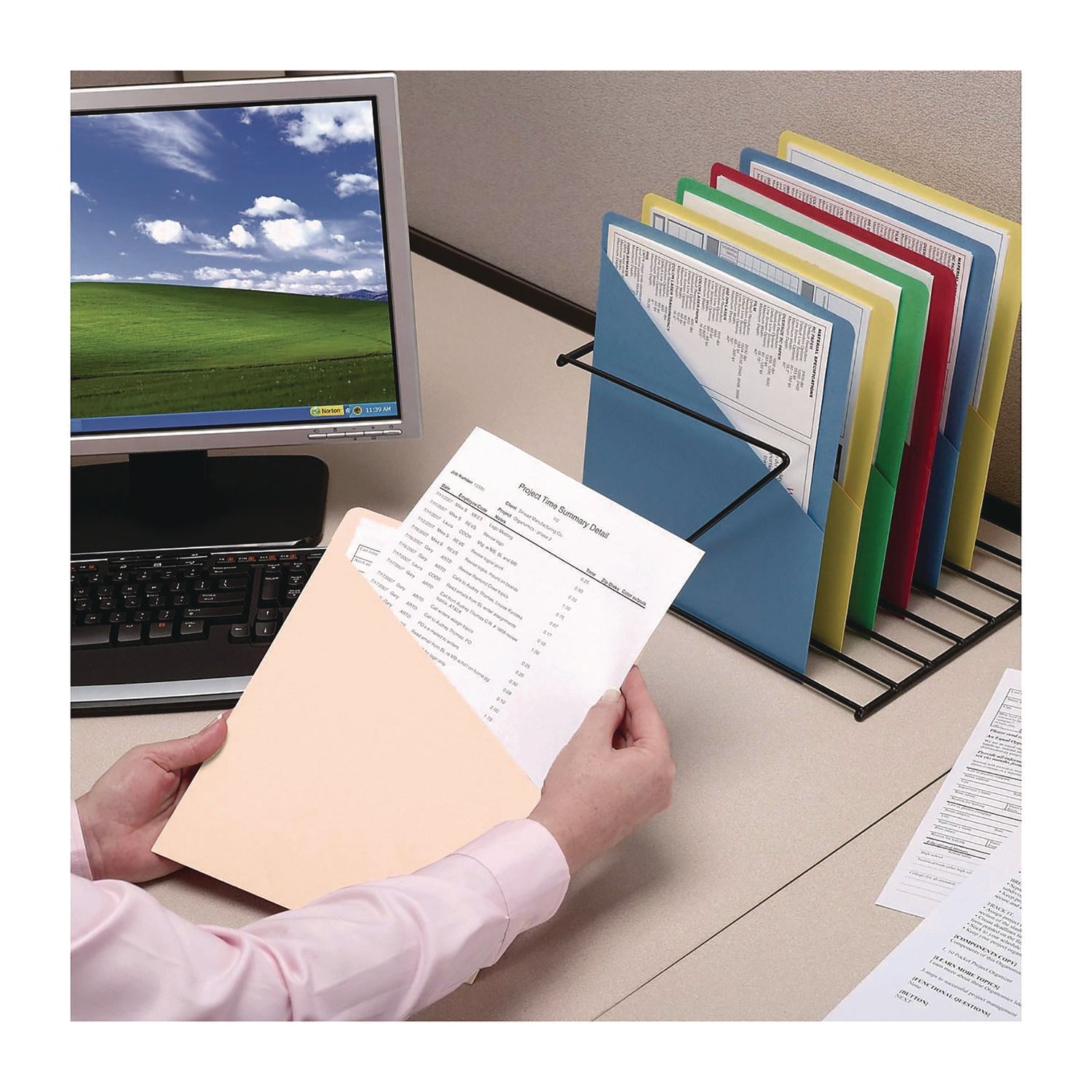 Smead Letter Recycled File Jacket - 8 1/2" x 11" - 11 pt. - Manila - 10% Recycled - 25 / Pack