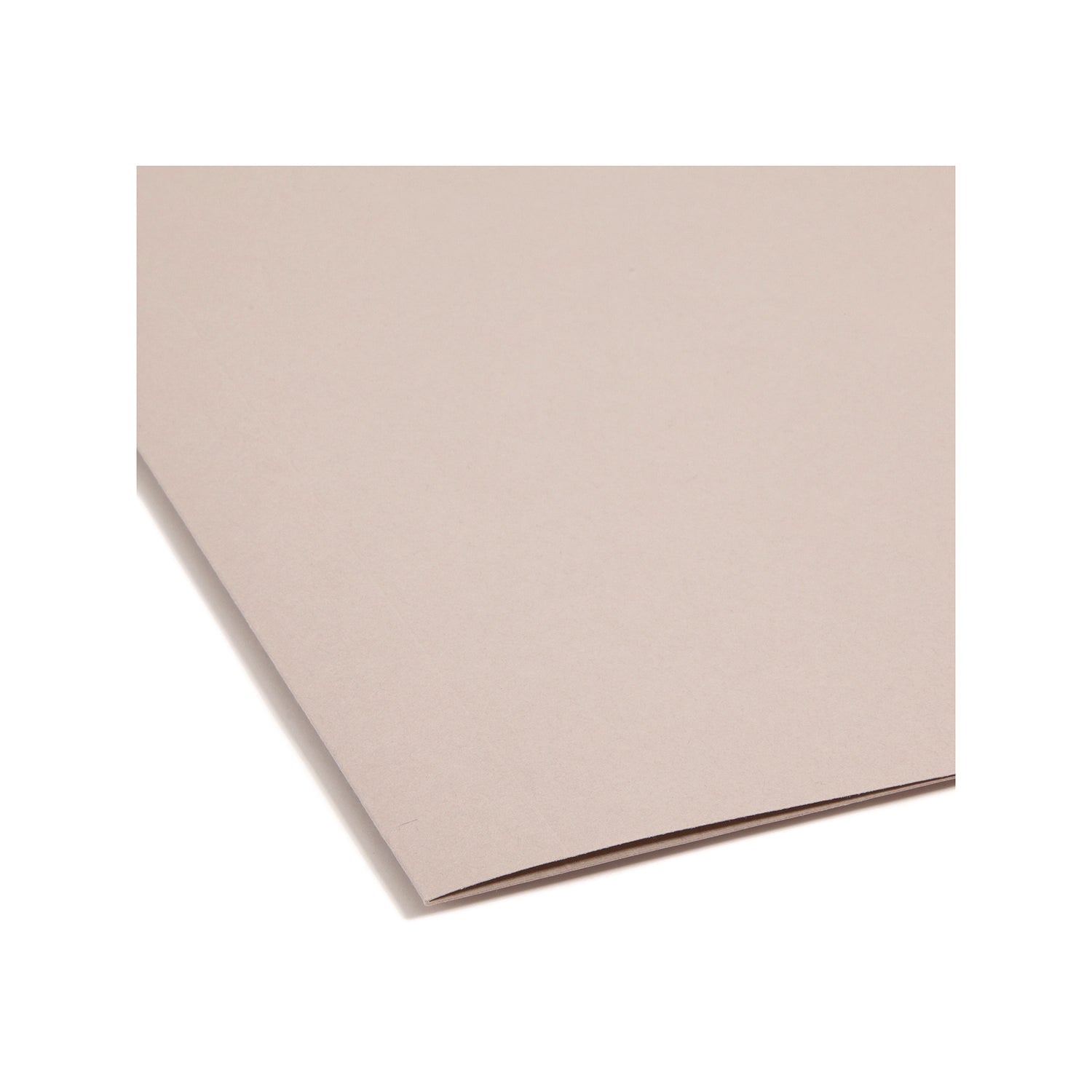 Smead TUFF 1/3 Tab Cut Letter Recycled Hanging Folder - 8 1/2" x 11" - 2" Expansion - Top Tab Location - 14 pt. - Steel Gray - Tear Resistant - 10% Recycled - 18 / Box