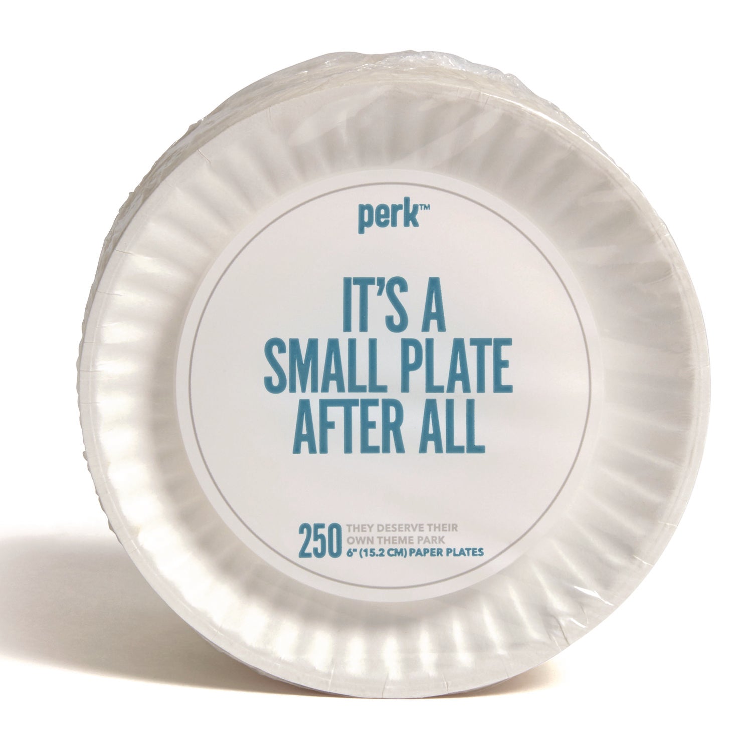ECONOMY PAPER PLATES, 6" DIA, WHITE, 250/PACK, 4 PACKS/CARTON