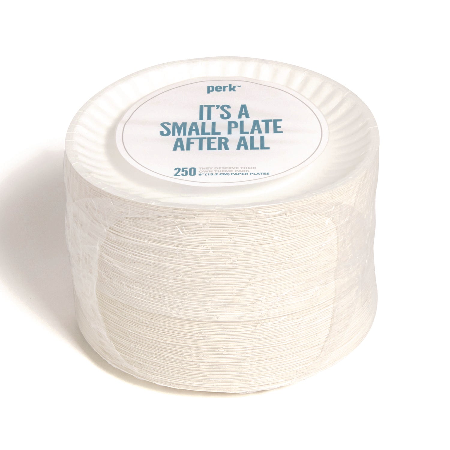 ECONOMY PAPER PLATES, 6" DIA, WHITE, 250/PACK, 4 PACKS/CARTON