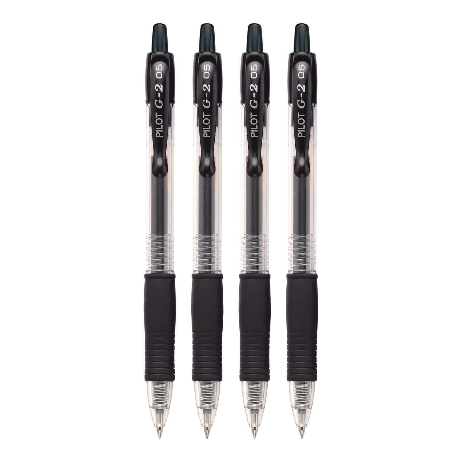 G2 Premium Gel Ink Retractable Pens - 0.5 mm, Extra Fine Pen Point - Refillable - Retractable - Black Ink - Gel-based - 4 / Pack