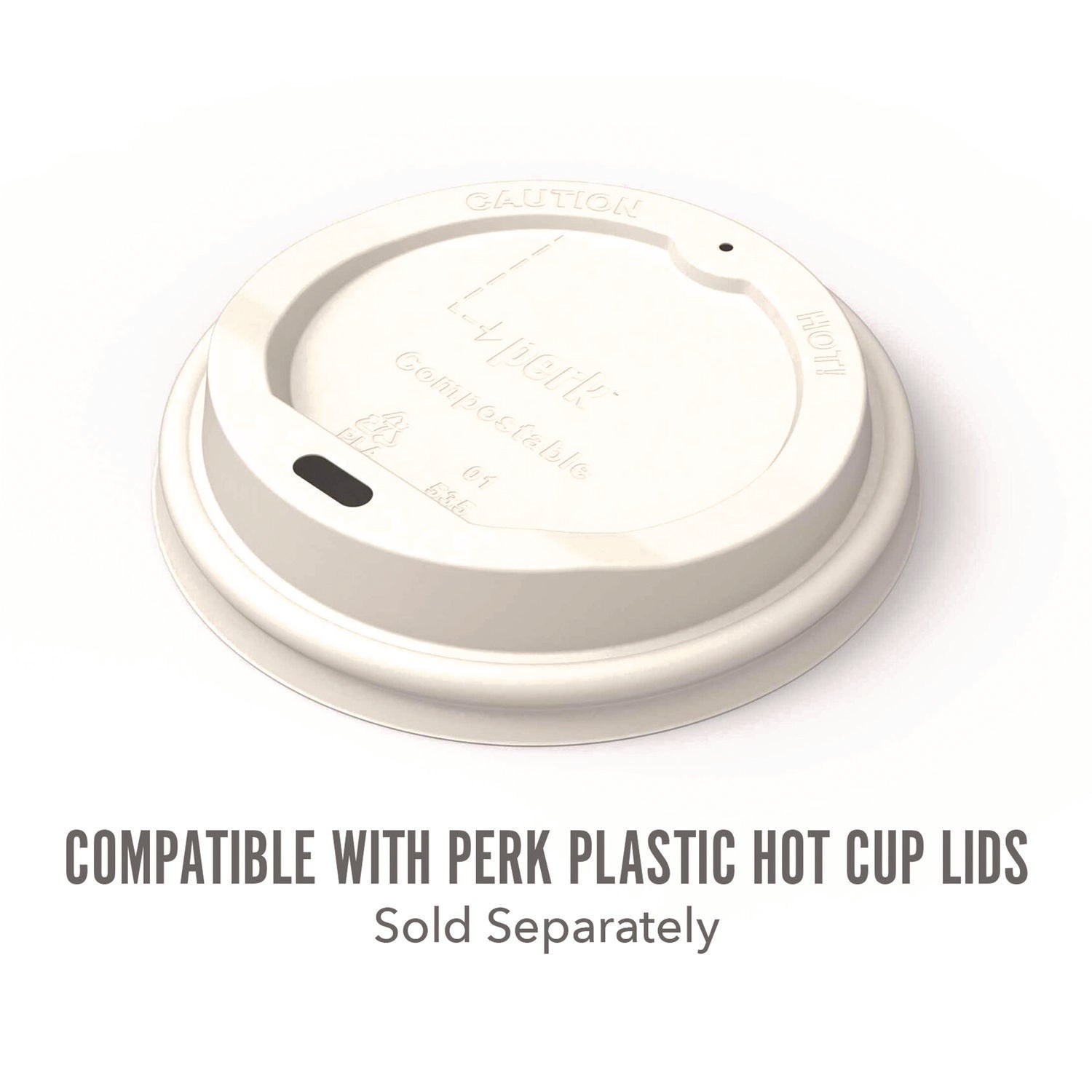 Insulated Paper Cup, 10 oz, White/Teal, 40/Pack