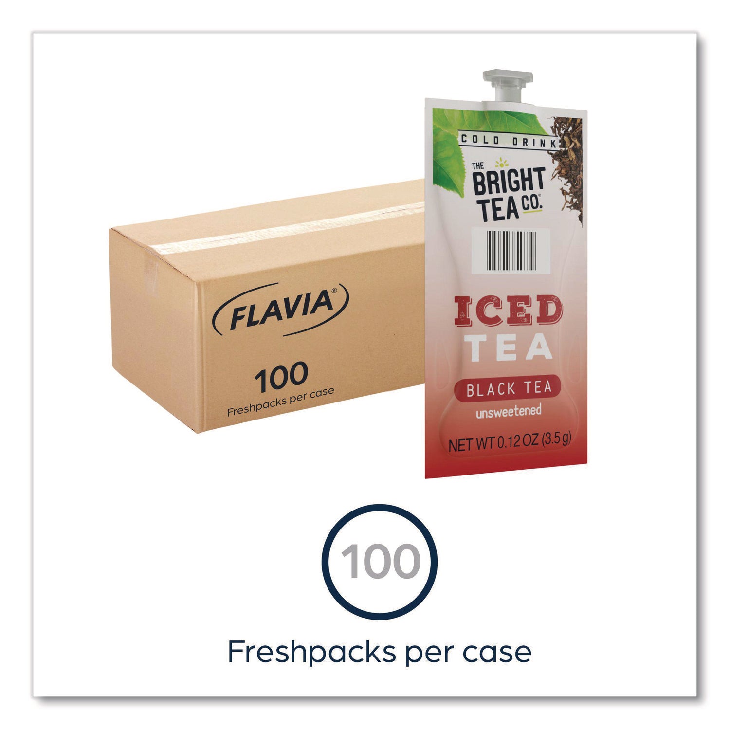 Compatible with Flavia Creation 300 with Chill Refresh Module, Flavia Creation 600 with Chill Module - Black Iced Tea - Caffeine-free - Kosher - 100 / Carton