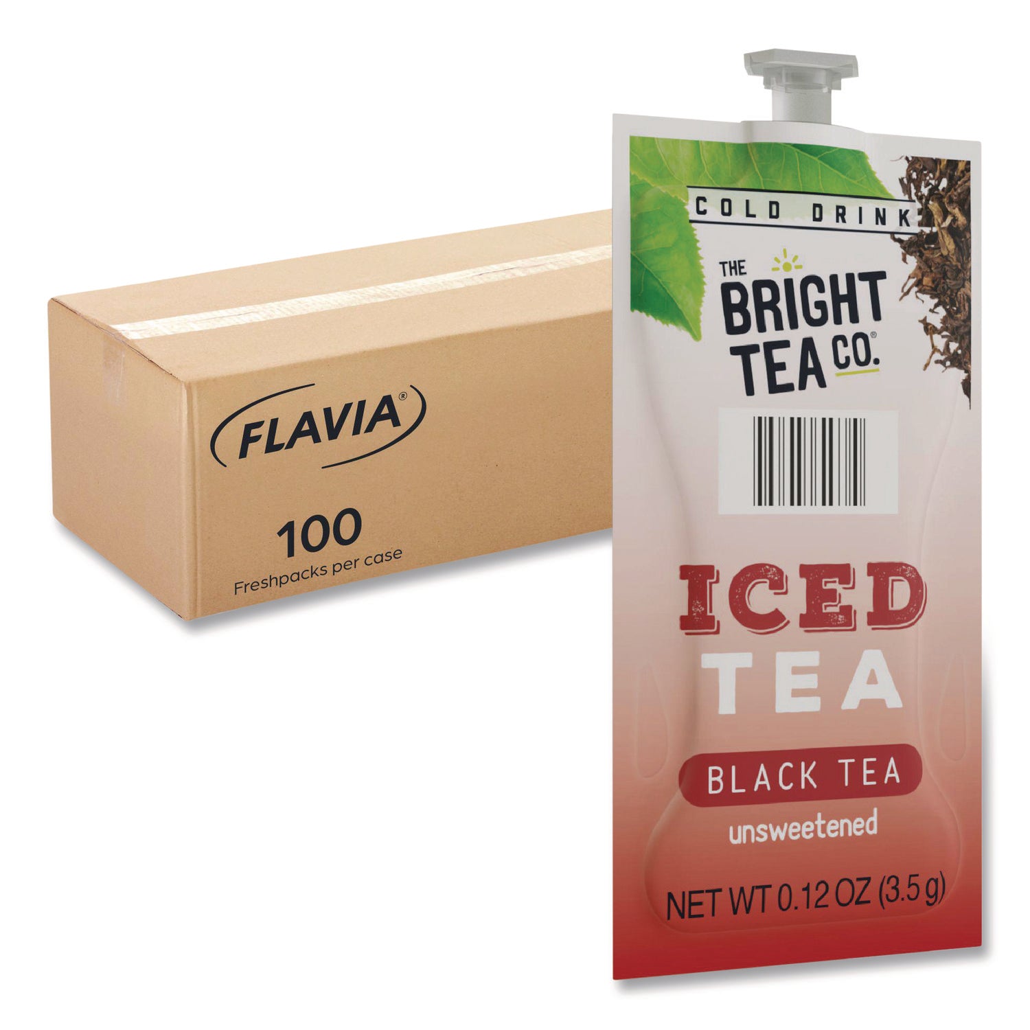 Compatible with Flavia Creation 300 with Chill Refresh Module, Flavia Creation 600 with Chill Module - Black Iced Tea - Caffeine-free - Kosher - 100 / Carton