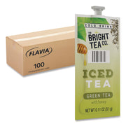 Compatible with Flavia Creation 300 with Chill Refresh Module, Flavia Creation 600 with Chill Module - Iced Green Tea - Caffeinated - Kosher - 100 / Carton