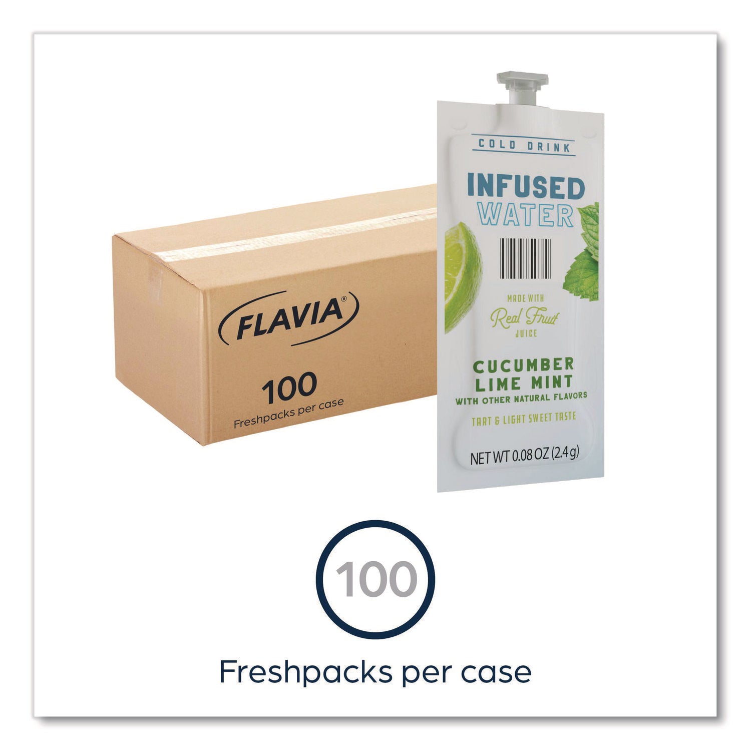 0.08 fl oz (2 mL) - Cucumber Lime Mint - 100 / Carton