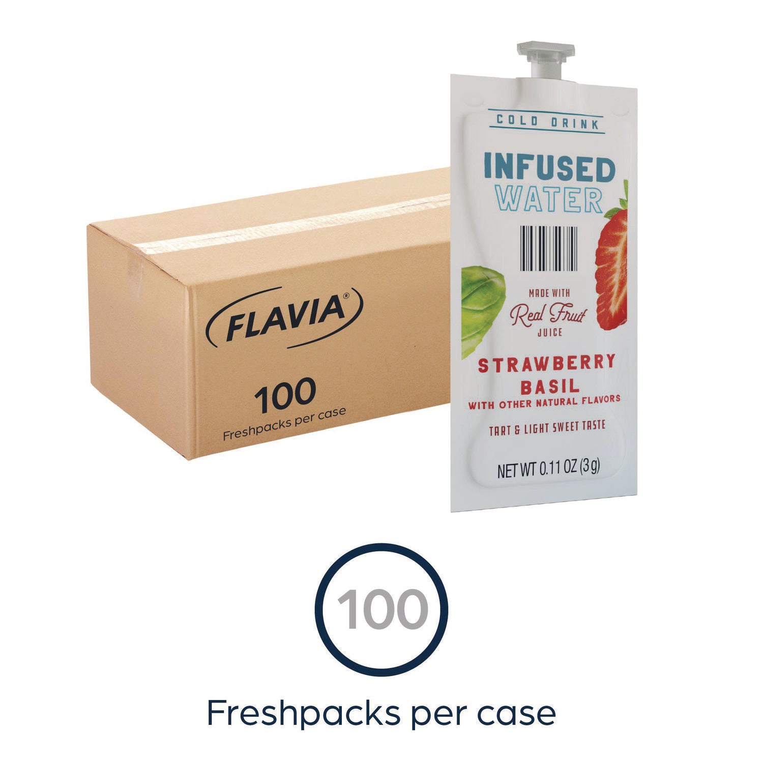 Strawberry Basil - 100 / Carton