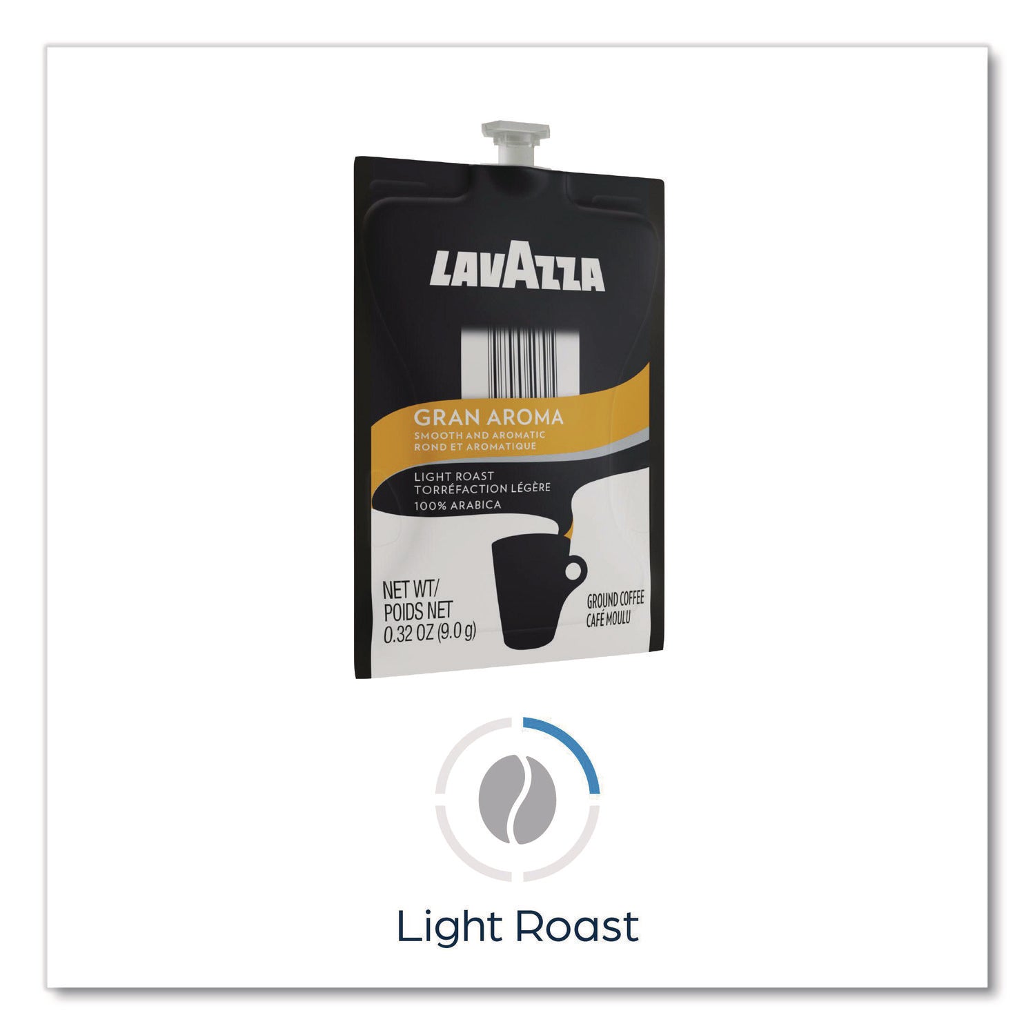 Compatible with Flavia Aroma, Flavia Barista, FLAVIA Creation 600, Flavia Creation 500, Flavia Creation 200, Flavia Creation 150, Flavia Creation 300 - Hot Coffee - Light - Freshpack - Gran Aroma, Arabica, Citrus - 76 / Carton