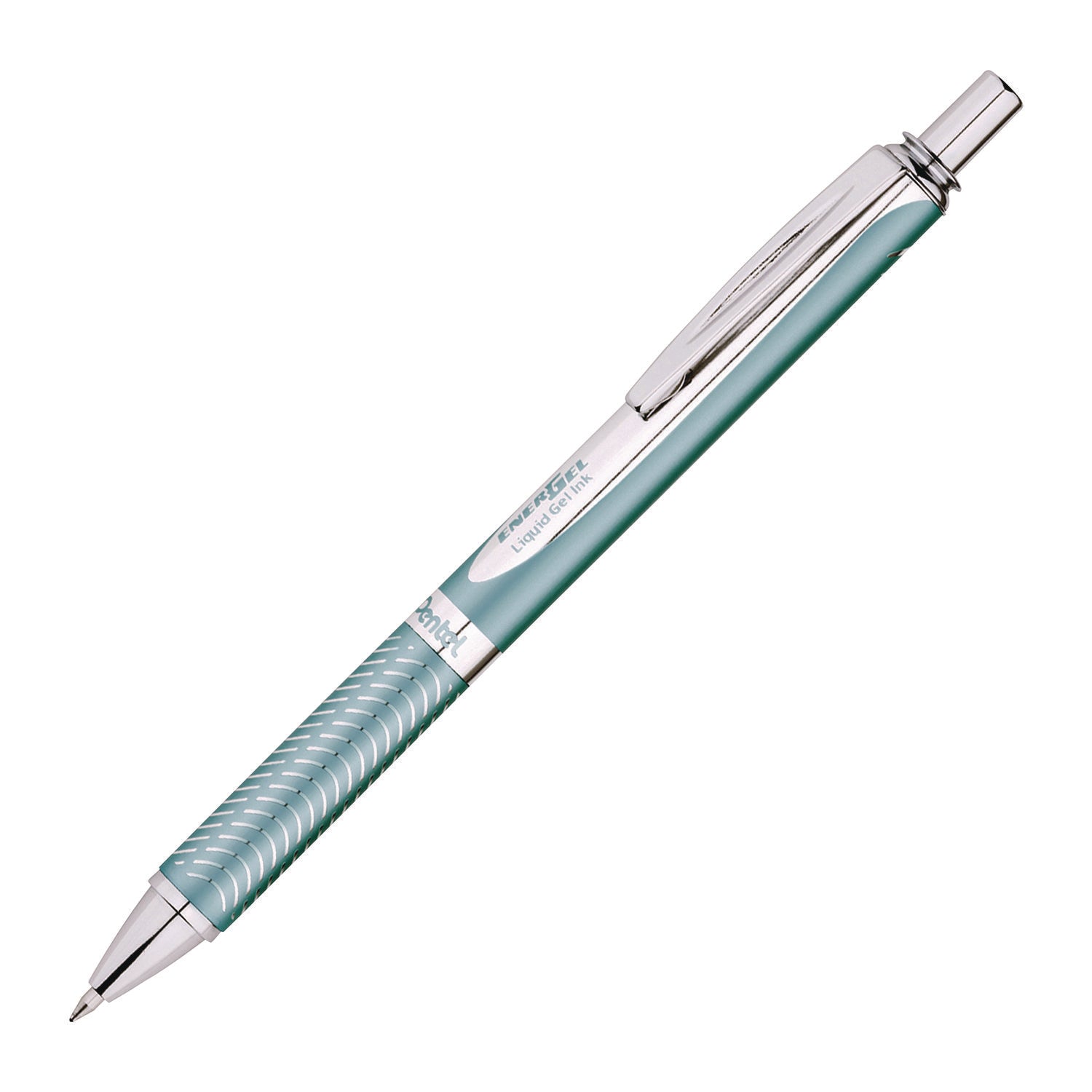 0.7 mm Medium Pen Point - Refillable - Retractable - Black Ink - Gel-based - Aluminum Alloy Barrel - 1 Pack