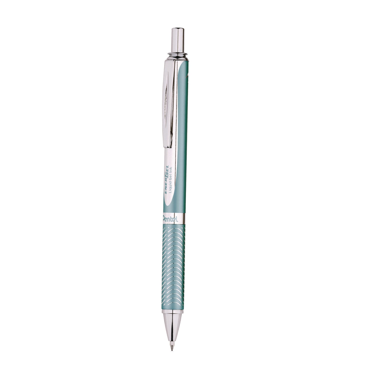 0.7 mm Medium Pen Point - Refillable - Retractable - Black Ink - Gel-based - Aluminum Alloy Barrel - 1 Pack