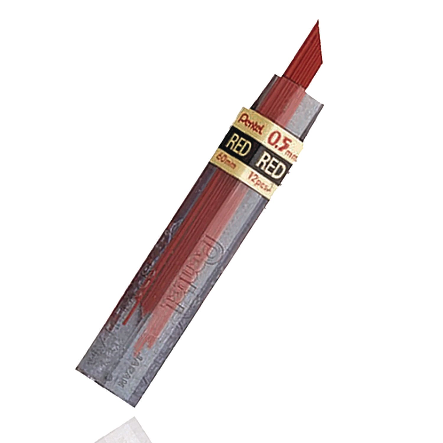 0.5 mm , Fine Point - Red Lead - 12 / Tube