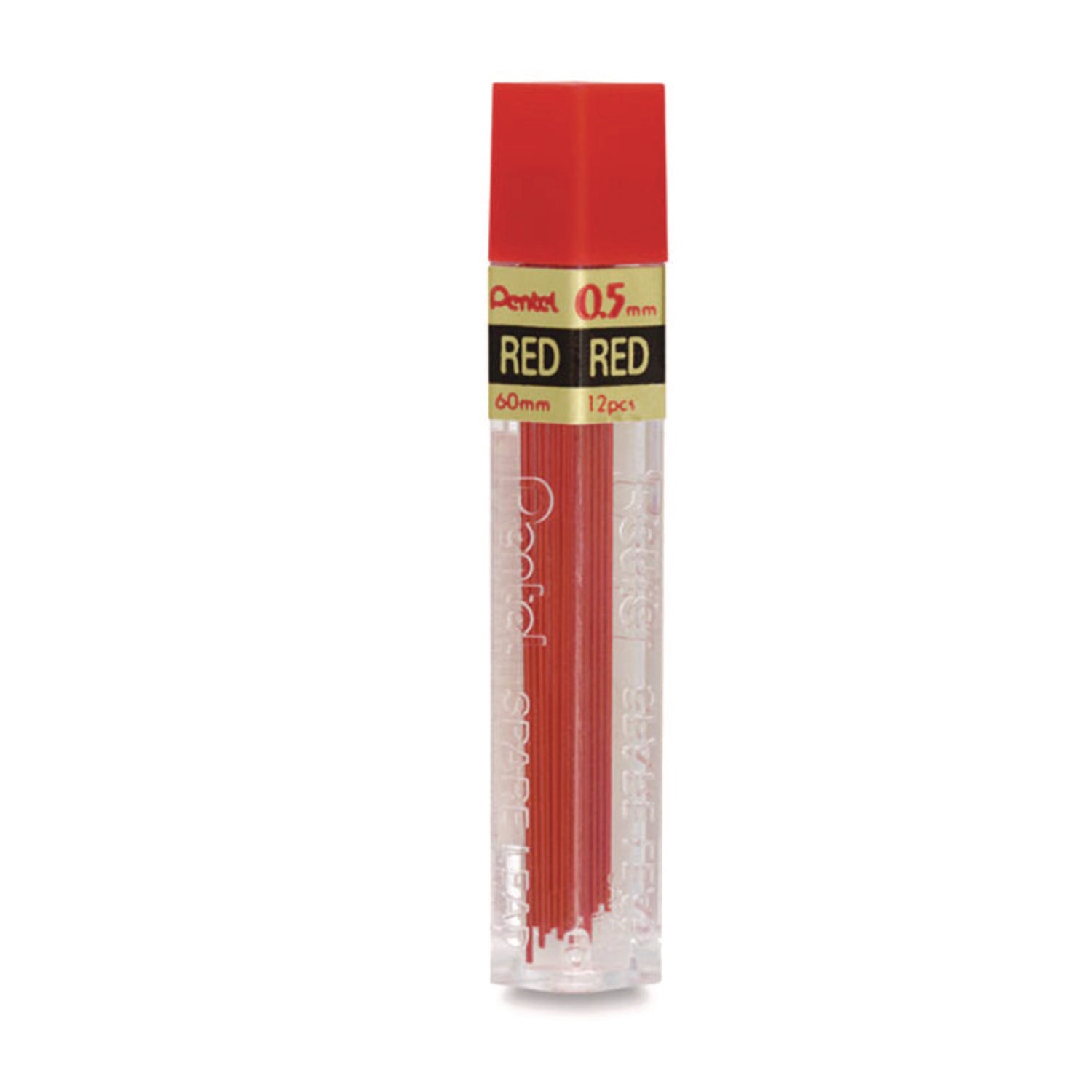 0.5 mm , Fine Point - Red Lead - 12 / Tube