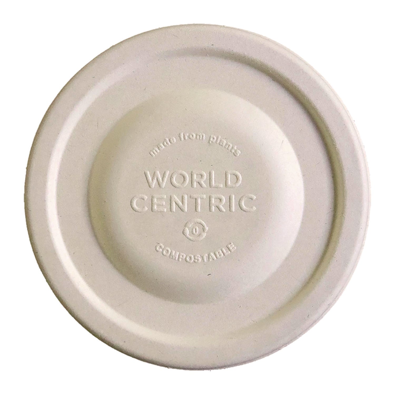 Fiber Lids for Bowls, Fits 12 oz to 32 oz Bowls, 4.7" Diameter x 0.4" h, Natural, Paper, 1,000/Carton
