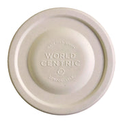Fiber Lids for Bowls, Fits 12 oz to 32 oz Bowls, 4.7" Diameter x 0.4" h, Natural, Paper, 1,000/Carton